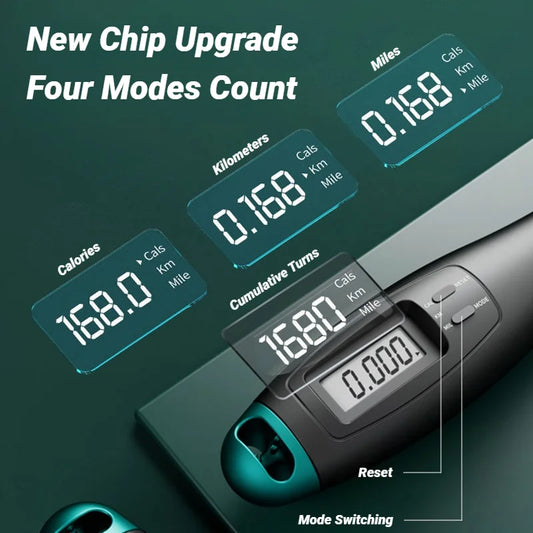 Smart Fitness Jump Rope with Digital Counter