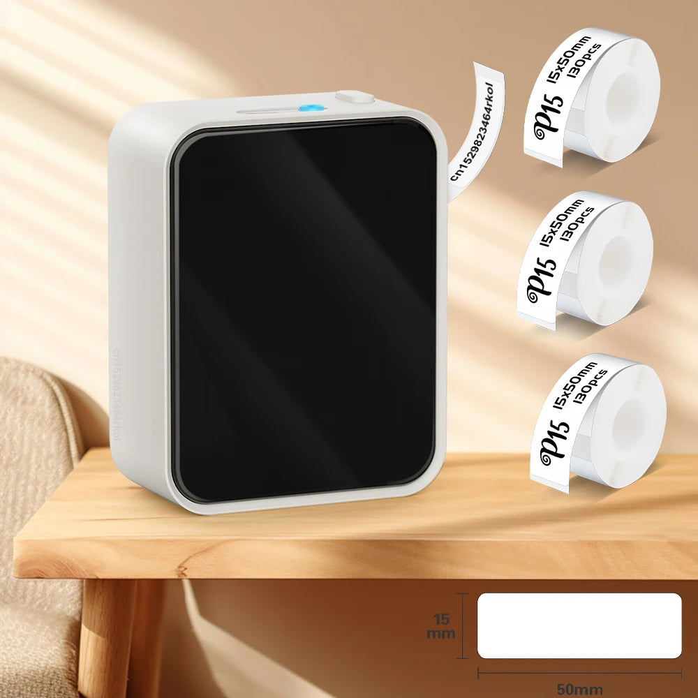 Mini Bluetooth Label Printer Portable Inkless Sticker Printer