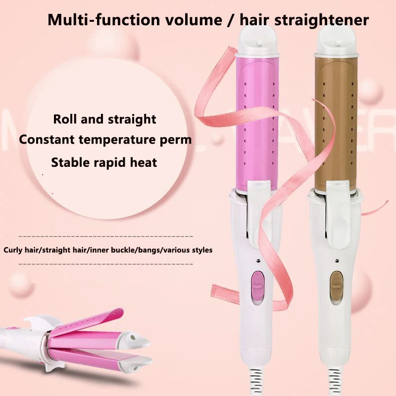 Professional Hair Curling Wand - Adjustable Temperature Curling Iron