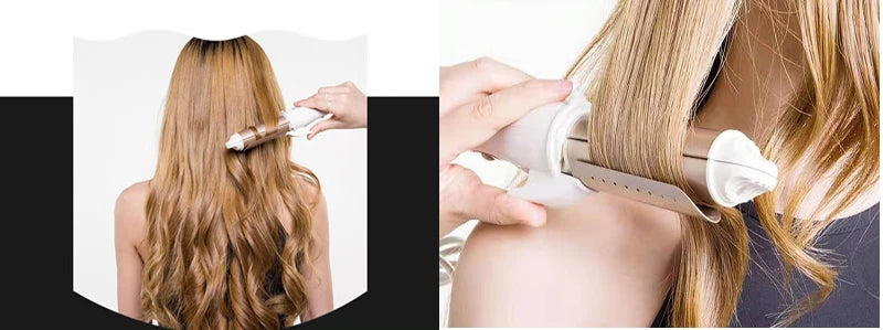 Professional Hair Curling Wand - Adjustable Temperature Curling Iron