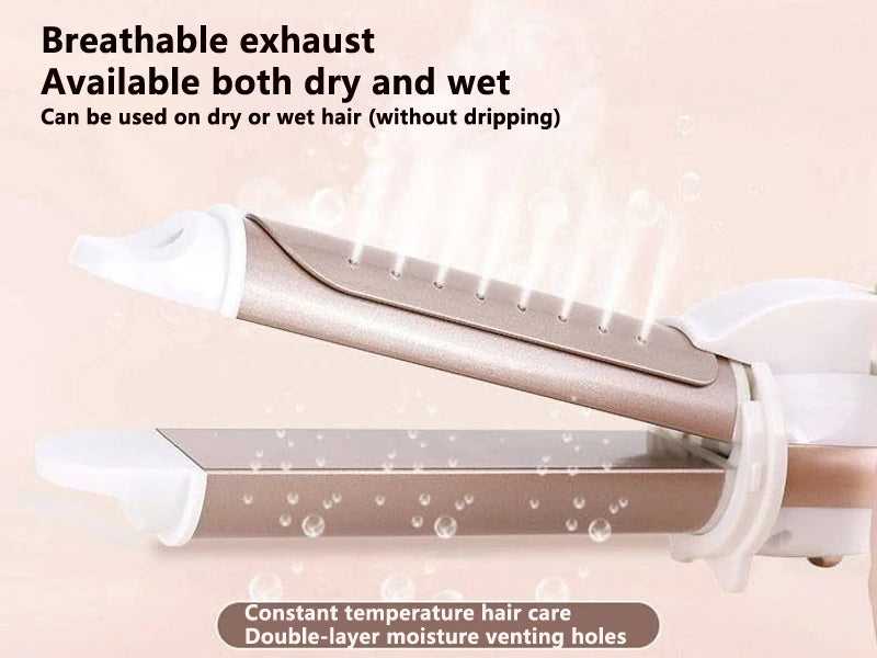 Professional Hair Curling Wand - Adjustable Temperature Curling Iron