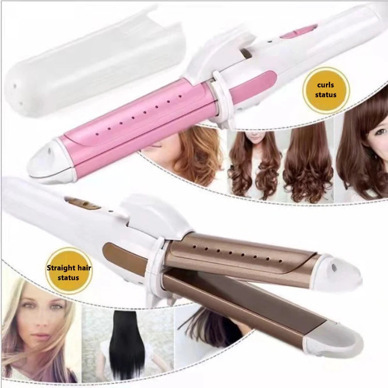 Professional Hair Curling Wand - Adjustable Temperature Curling Iron