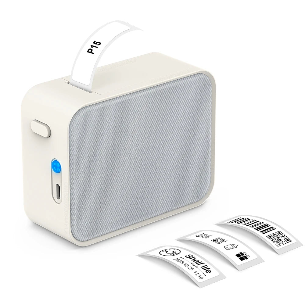 Mini Bluetooth Label Printer Portable Inkless Sticker Printer