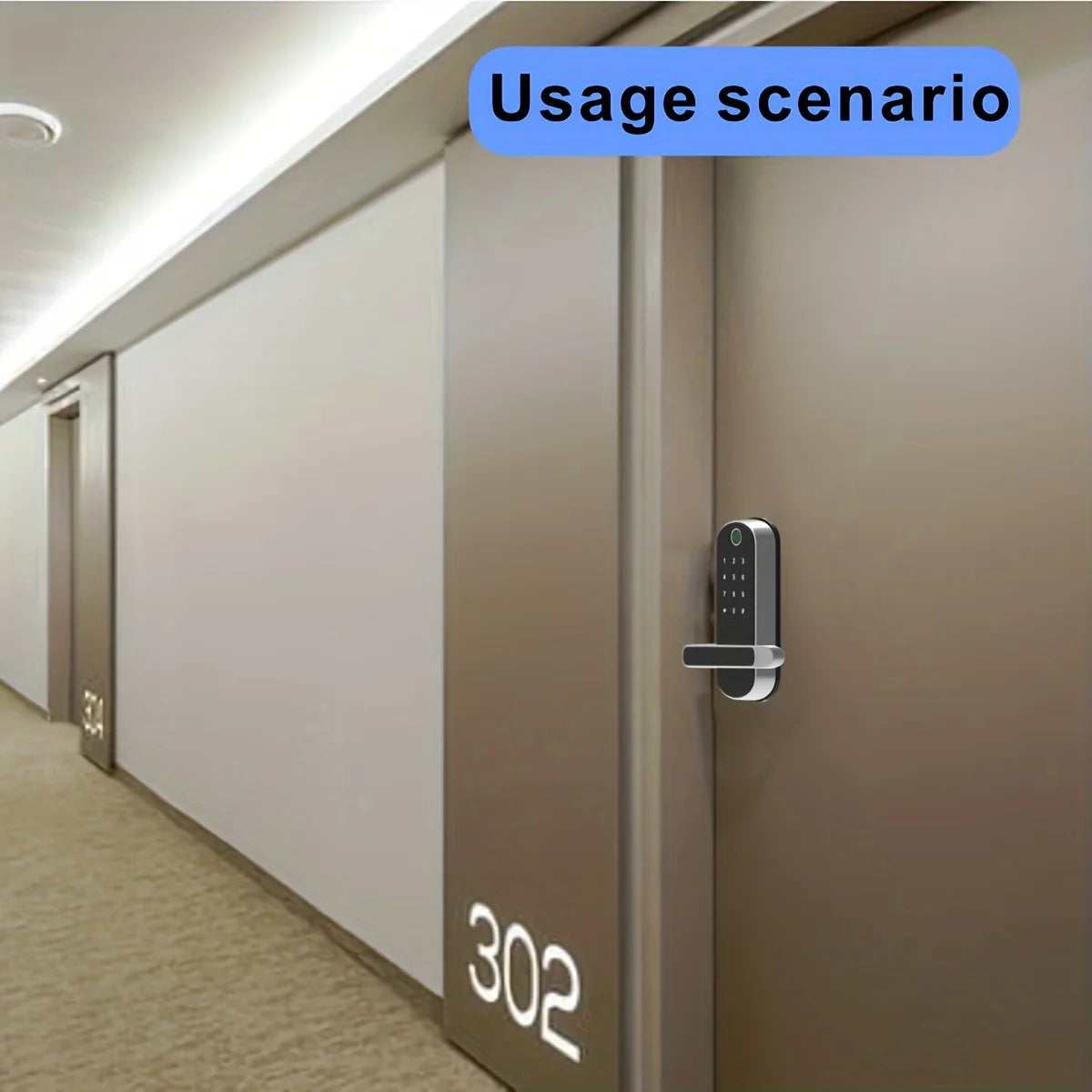 Smart Fingerprint Door Lock Keyless WIFI Security Lock with App Control