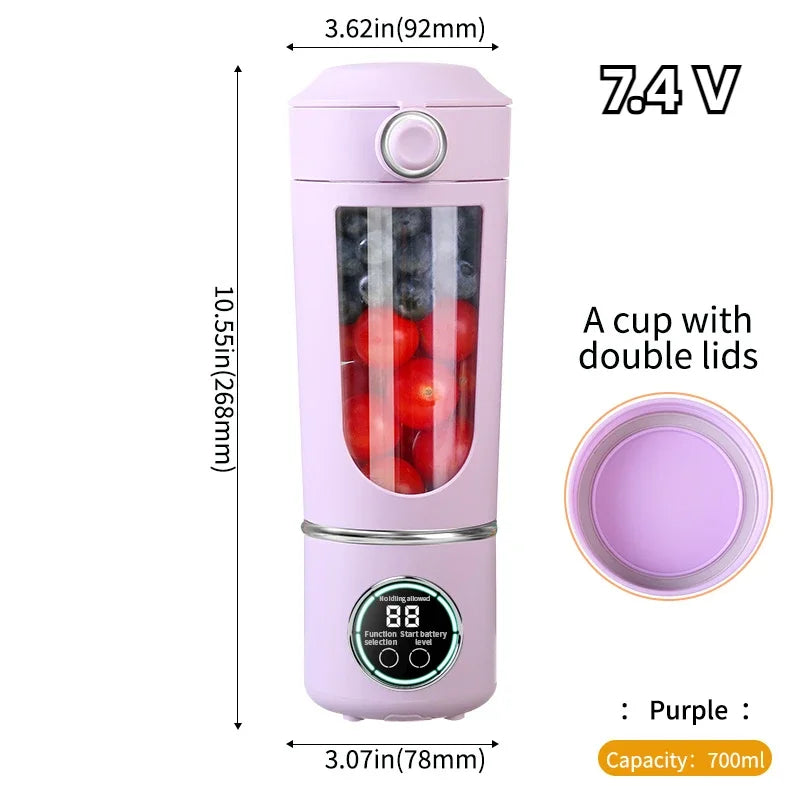 Kitchen Lab™ Pro Smoothie Blender – Rechargeable & Self-Cleaning