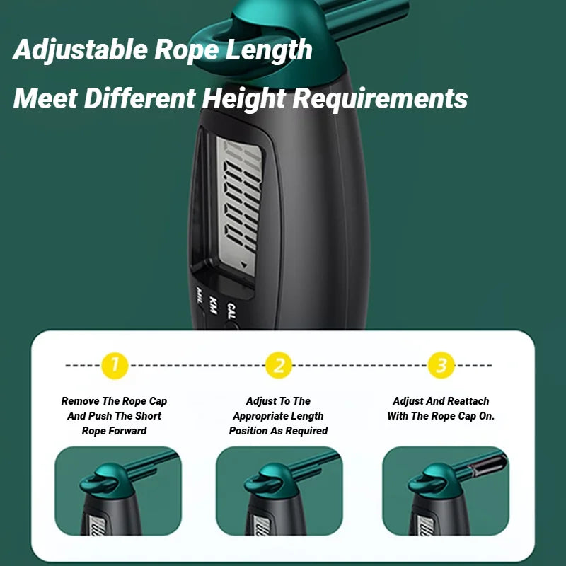 Smart Fitness Jump Rope with Digital Counter