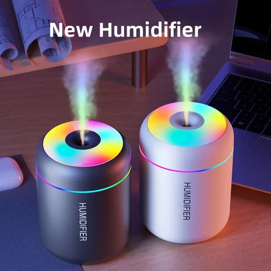 RGB Flame Air Humidifier Relaxing Mist & Mood Light