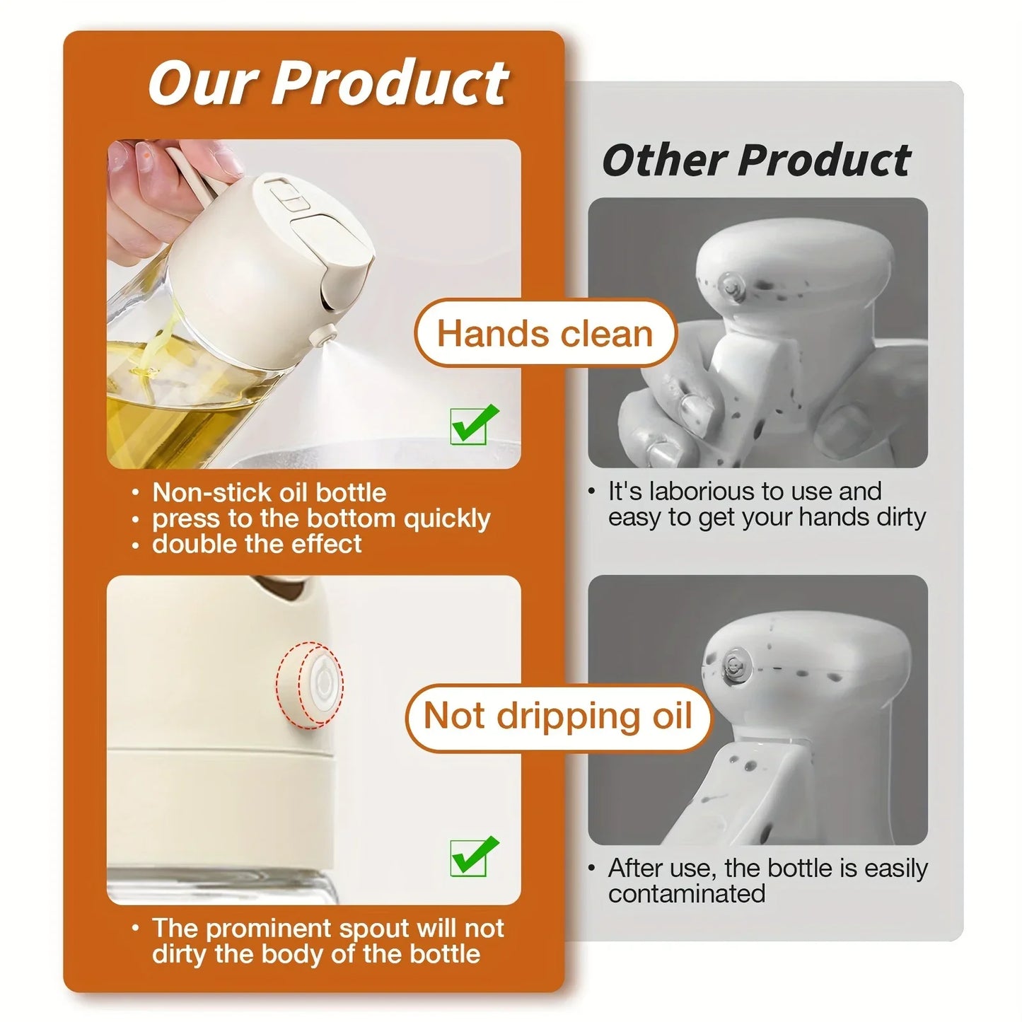 Kitchen Oil Spray Bottle