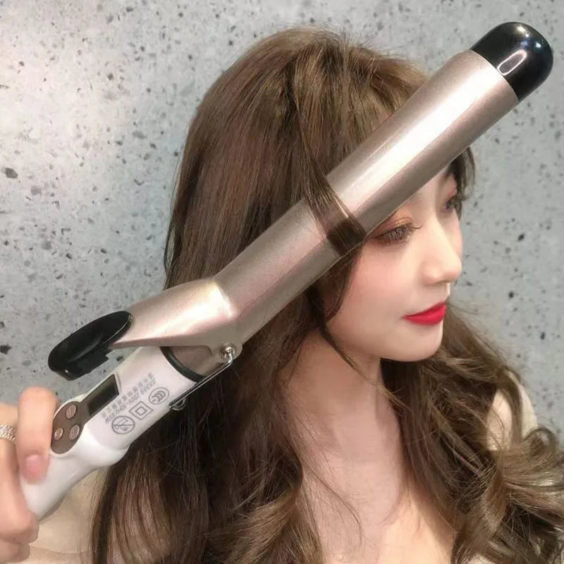 Professional Hair Curling Wand - Adjustable Temperature Curling Iron