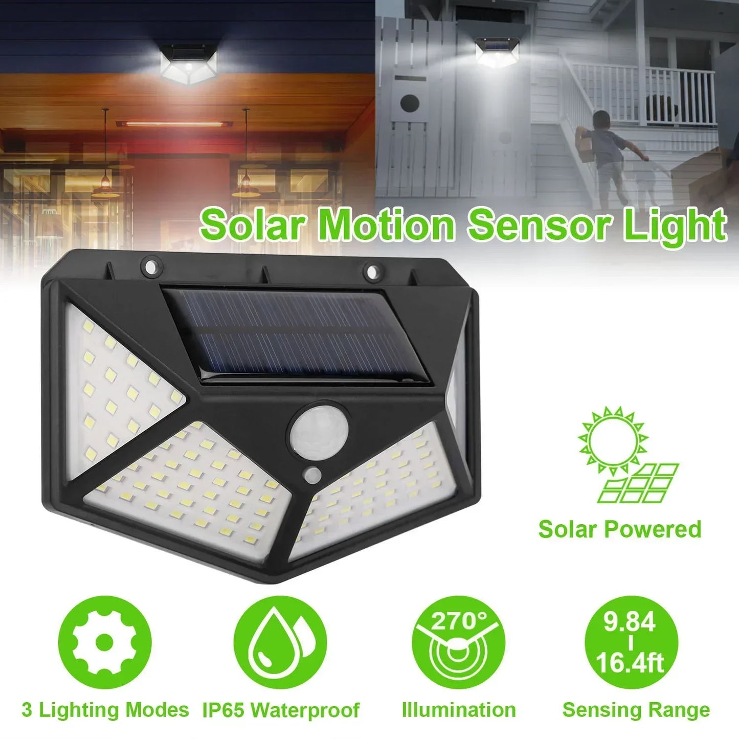 Wireless Solar Motion Sensor Light