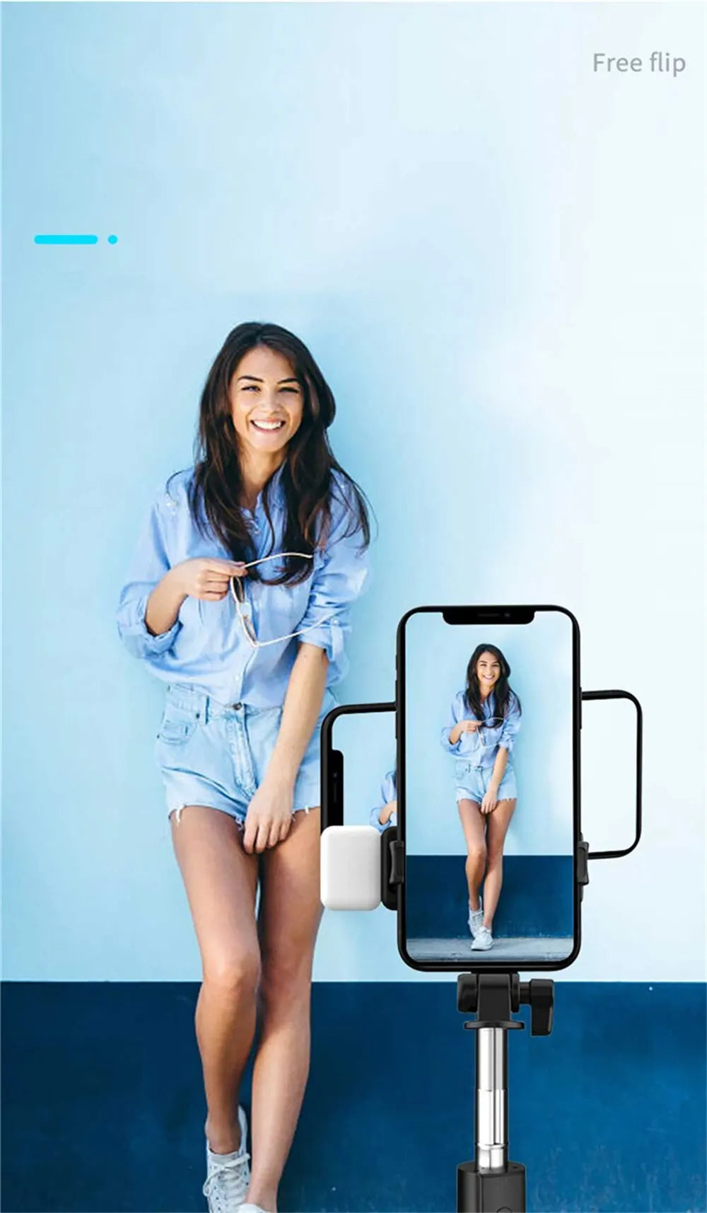 Bluetooth Selfie Stick Tripod with Remote