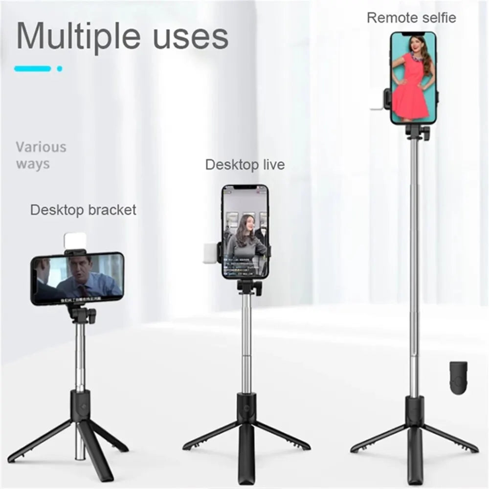 Bluetooth Selfie Stick Tripod with Remote