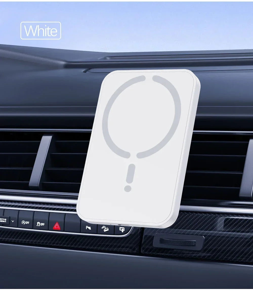 Magnetic Wireless Car Charger Air Vent Clip Phone Fast Charging Phone Mount