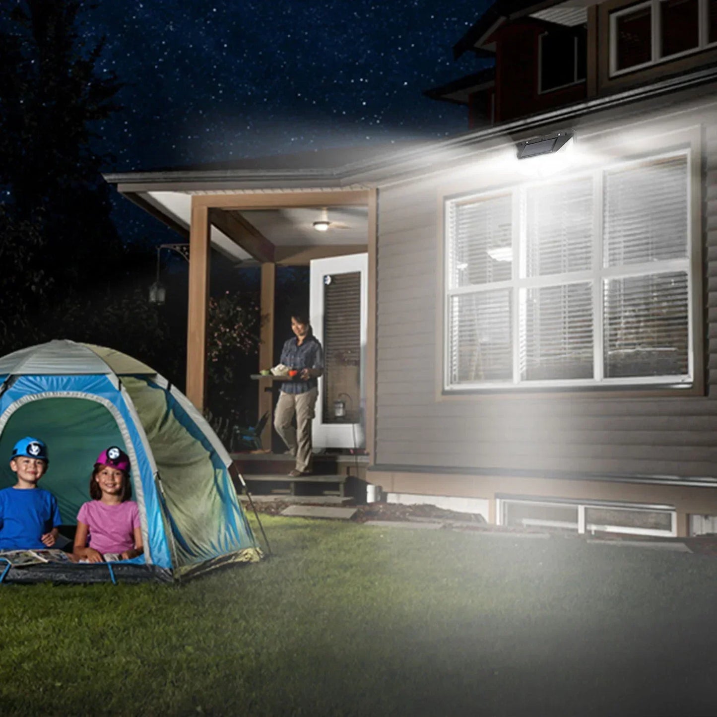 Wireless Solar Motion Sensor Light