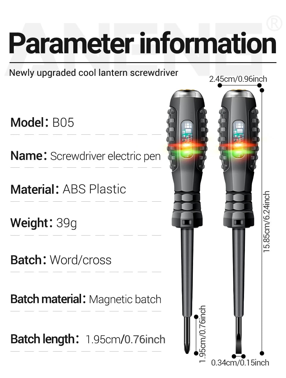 Electric Voltage Tester Screwdriver