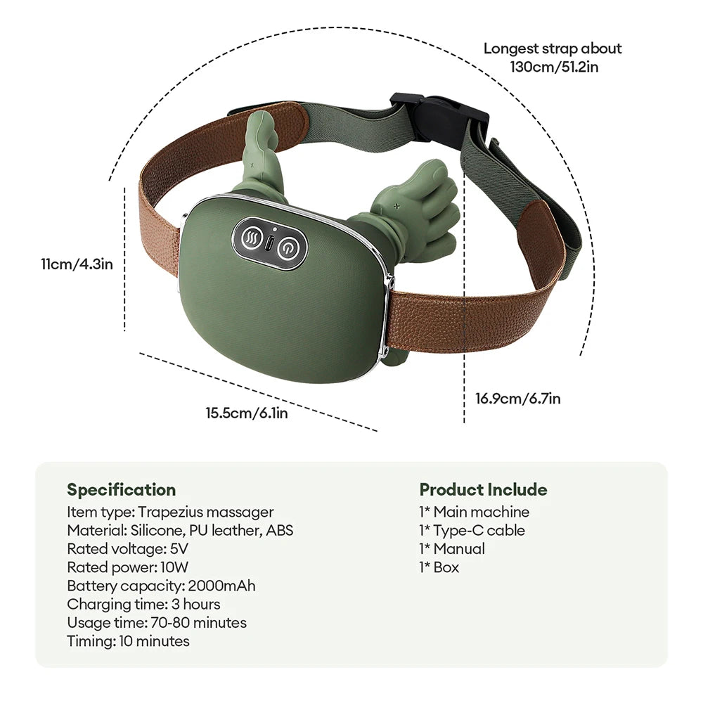 4D Neck & Shoulder Massager Wireless Muscle Relief