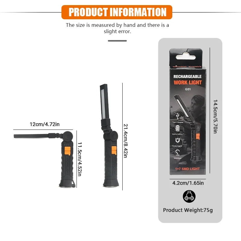 Foldable Magnetic LED Work Light