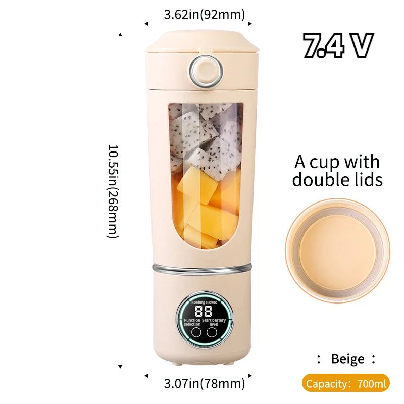 Kitchen Lab™ Pro Smoothie Blender – Rechargeable & Self-Cleaning