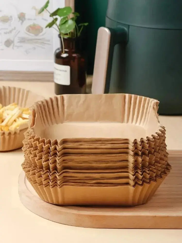 50Pcs Air Fryer Disposable Paper Liners