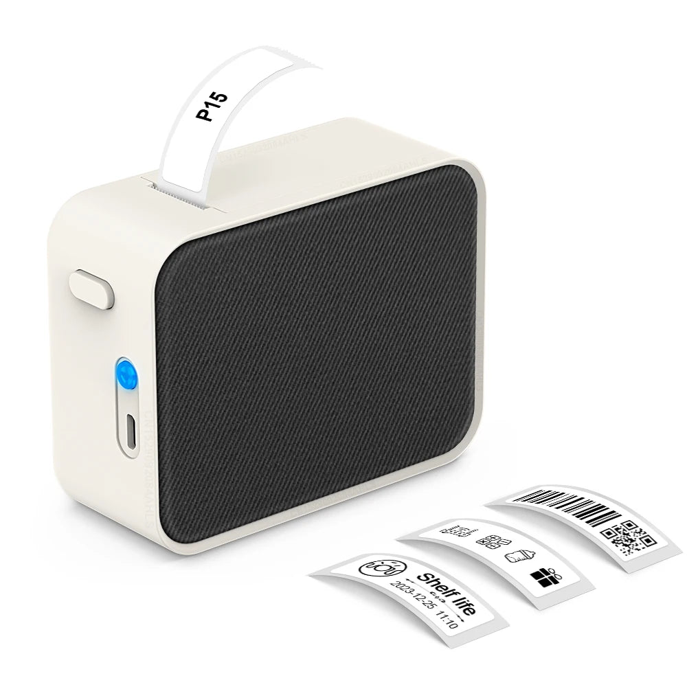 Mini Bluetooth Label Printer Portable Inkless Sticker Printer