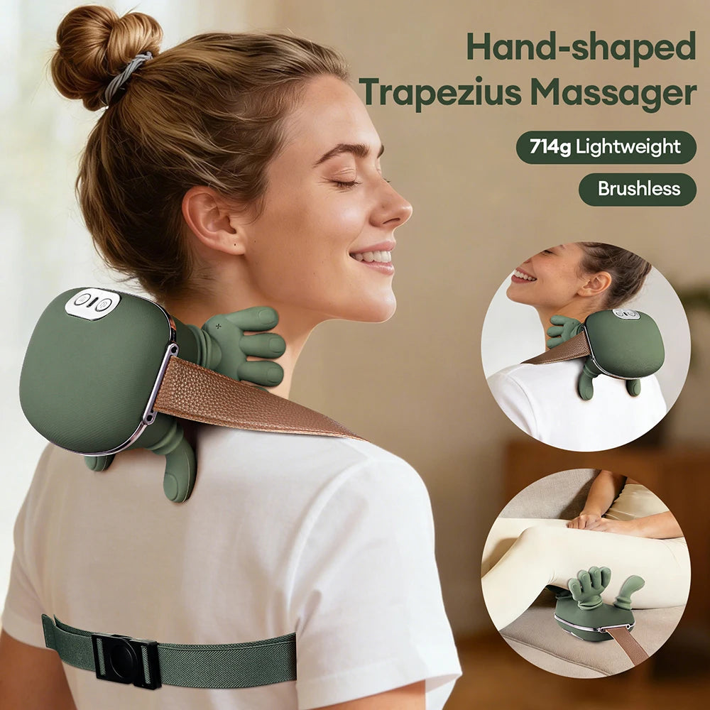 4D Neck & Shoulder Massager Wireless Muscle Relief