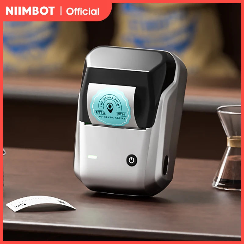 NIIMBOT B1 Portable Bluetooth Label Printer- Wireless Thermal Sticker Printer