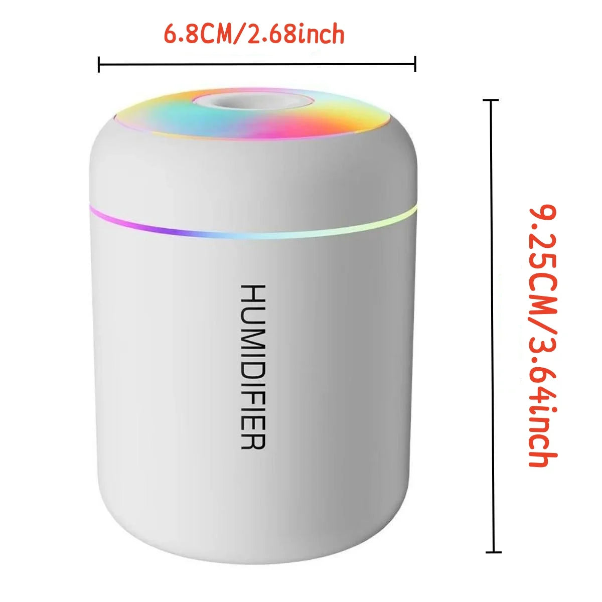 RGB Flame Air Humidifier Relaxing Mist & Mood Light
