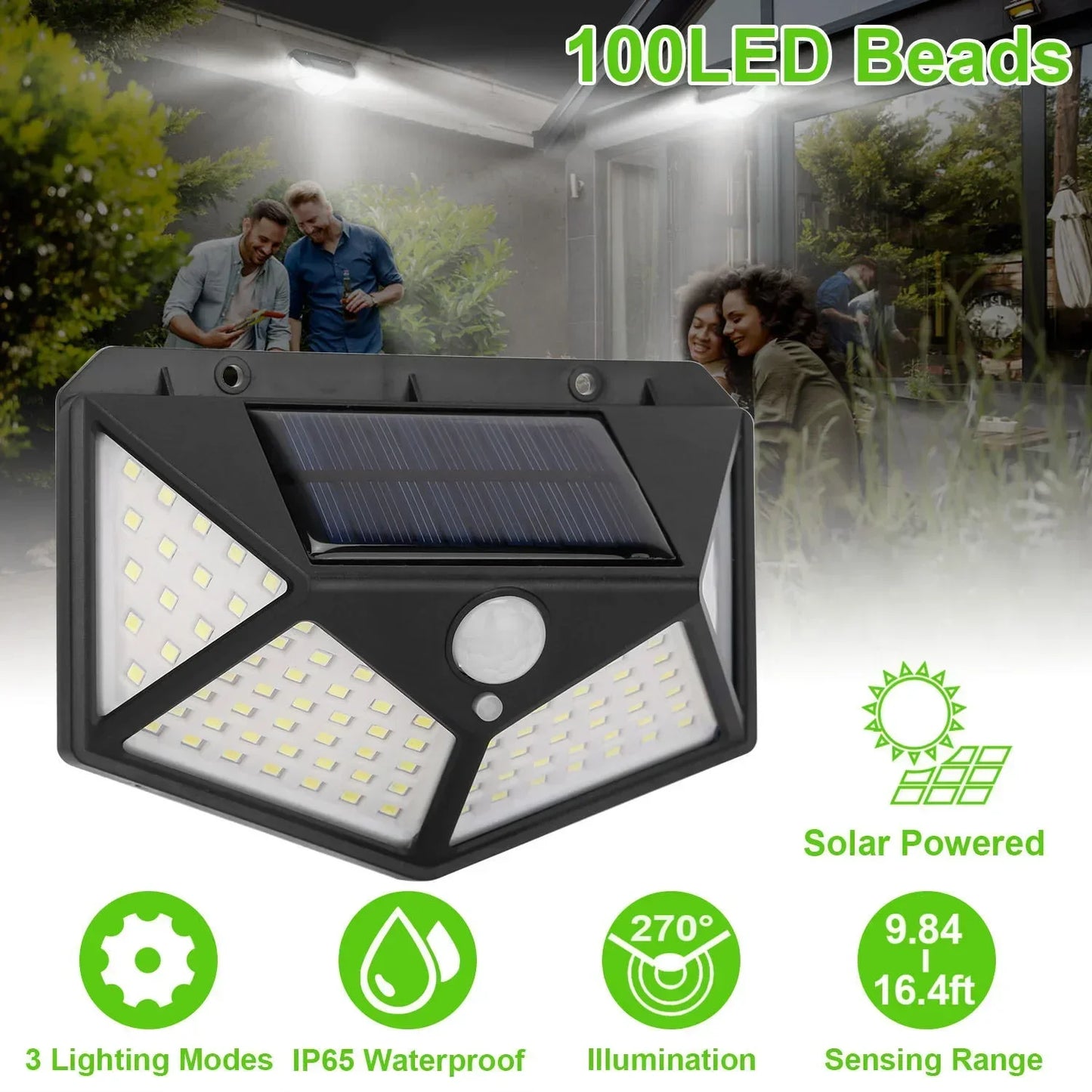 Wireless Solar Motion Sensor Light