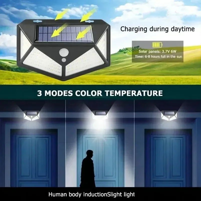 Wireless Solar Motion Sensor Light
