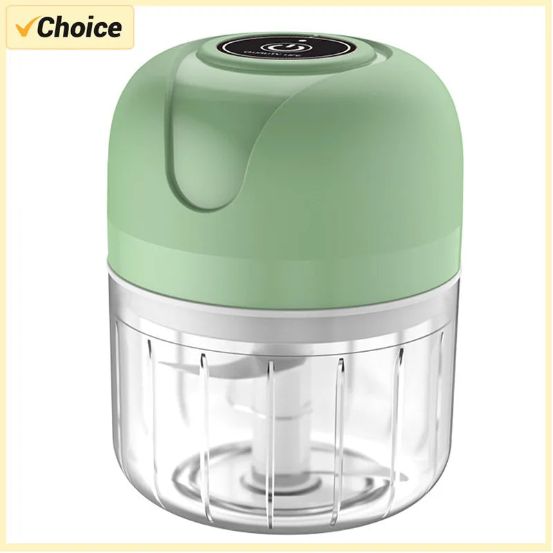 Mini Electric Food Processor – Chop Vegetables in Seconds