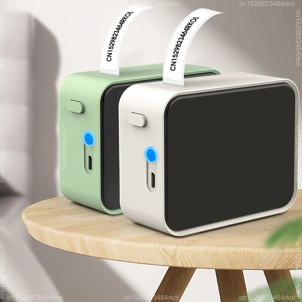 Mini Bluetooth Label Printer Portable Inkless Sticker Printer
