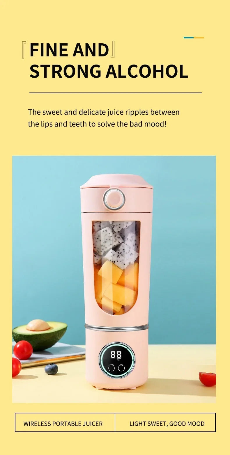 Kitchen Lab™ Pro Smoothie Blender – Rechargeable & Self-Cleaning