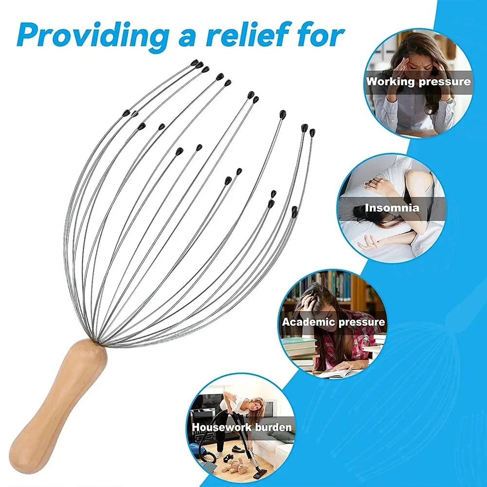 Octopus Head Massager - Relaxing Scalp Massage Tool