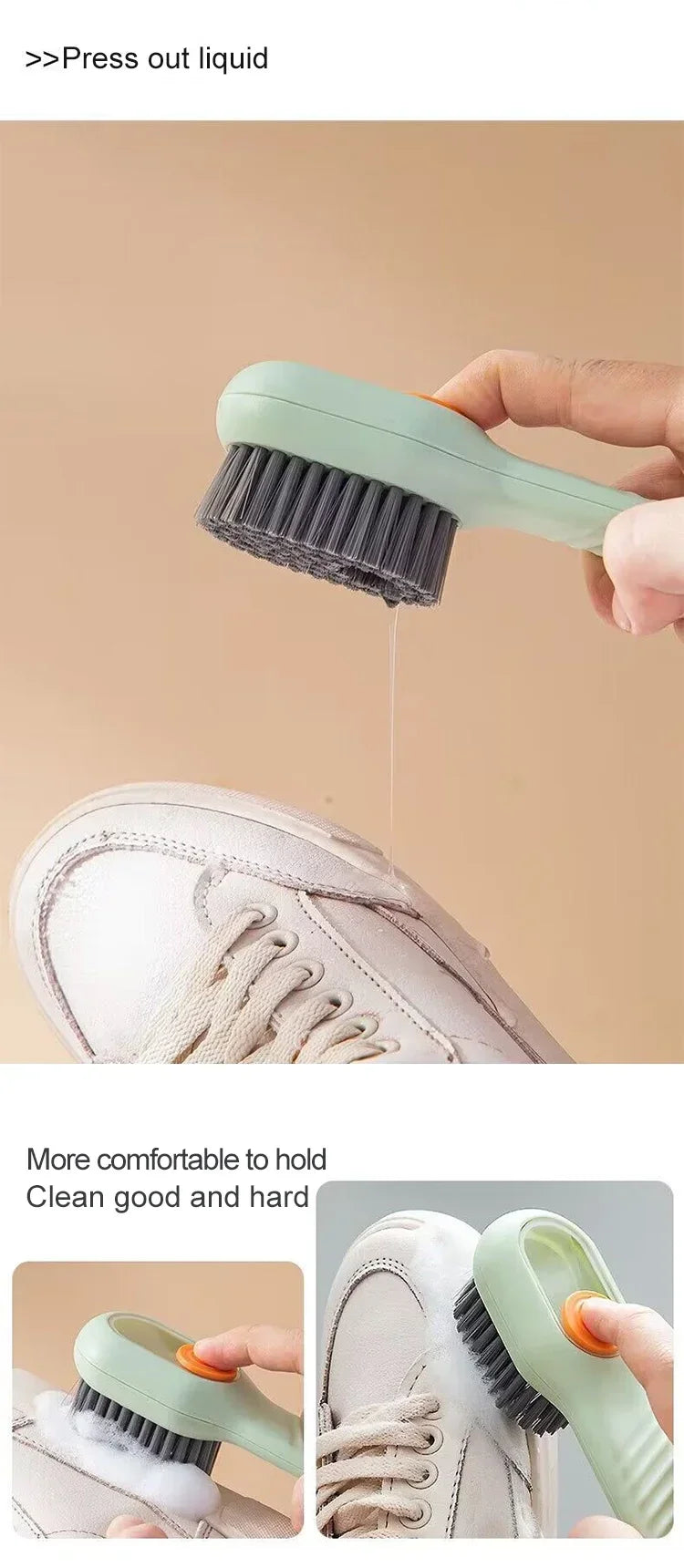 2-in-1 Shoe Cleaning Brush