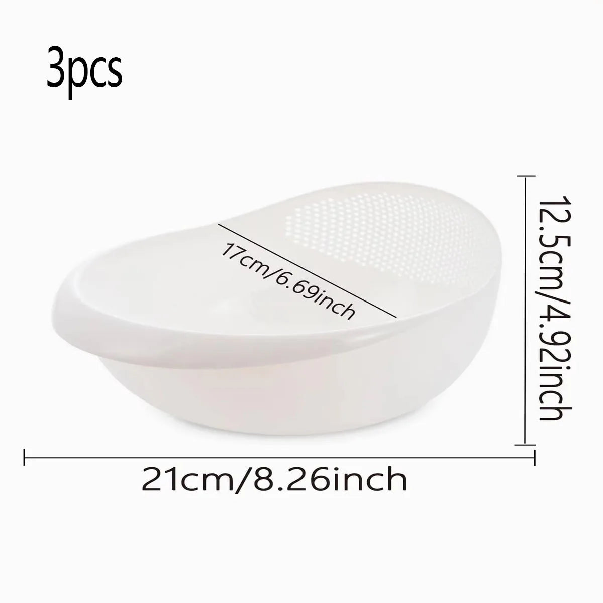 Rice Washing Drain Bowl