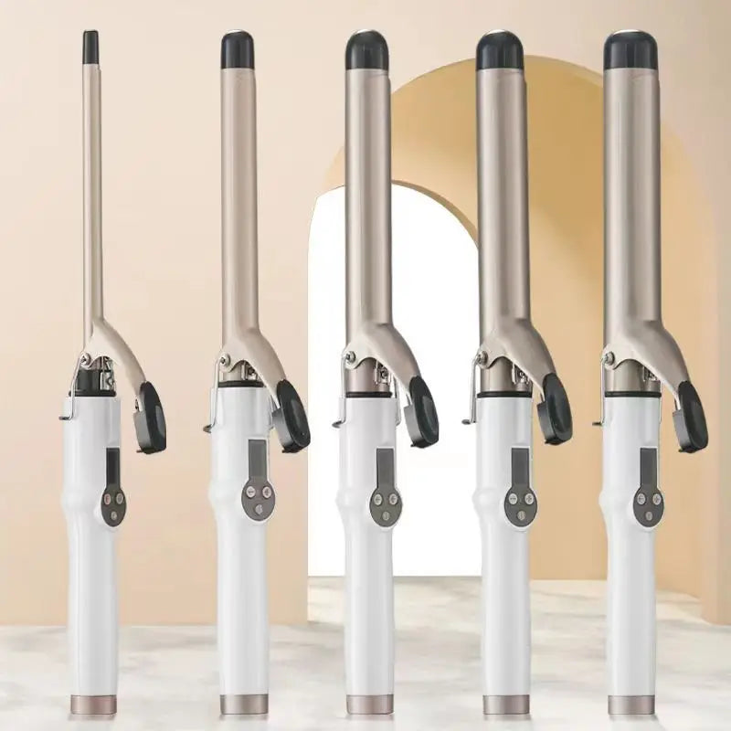 Professional Hair Curling Wand - Adjustable Temperature Curling Iron