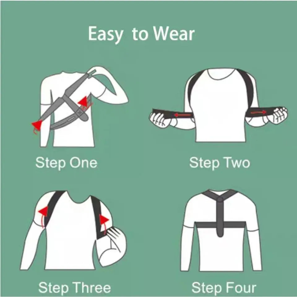 Adjustable Posture Corrector Back Support For Daily Alignment