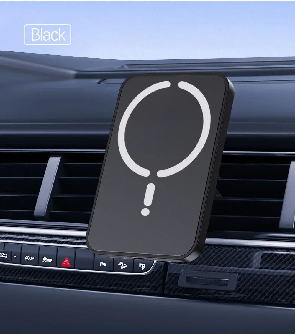 Magnetic Wireless Car Charger Air Vent Clip Phone Fast Charging Phone Mount