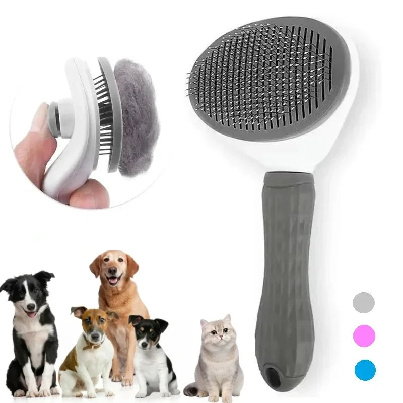 Self - Cleaning Pet Grooming Brush