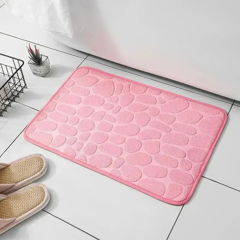 Pebble Texture Anti - Slip Bath Mat