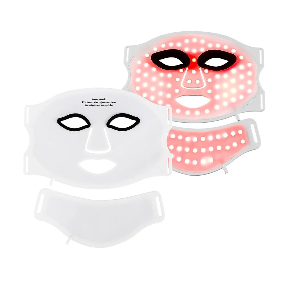 7 - Color LED Light Therapy Facial Mask - Anti - Aging & Skin ReJuvenation