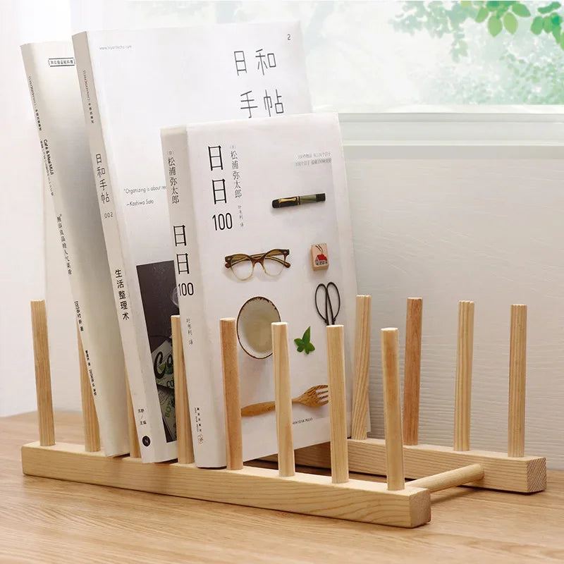Bamboo Dish Drying Rack - Space Saving Kitchen Organizer
