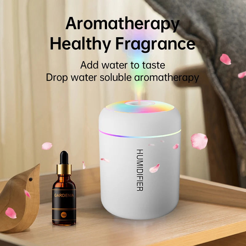 RGB Flame Air Humidifier Relaxing Mist & Mood Light