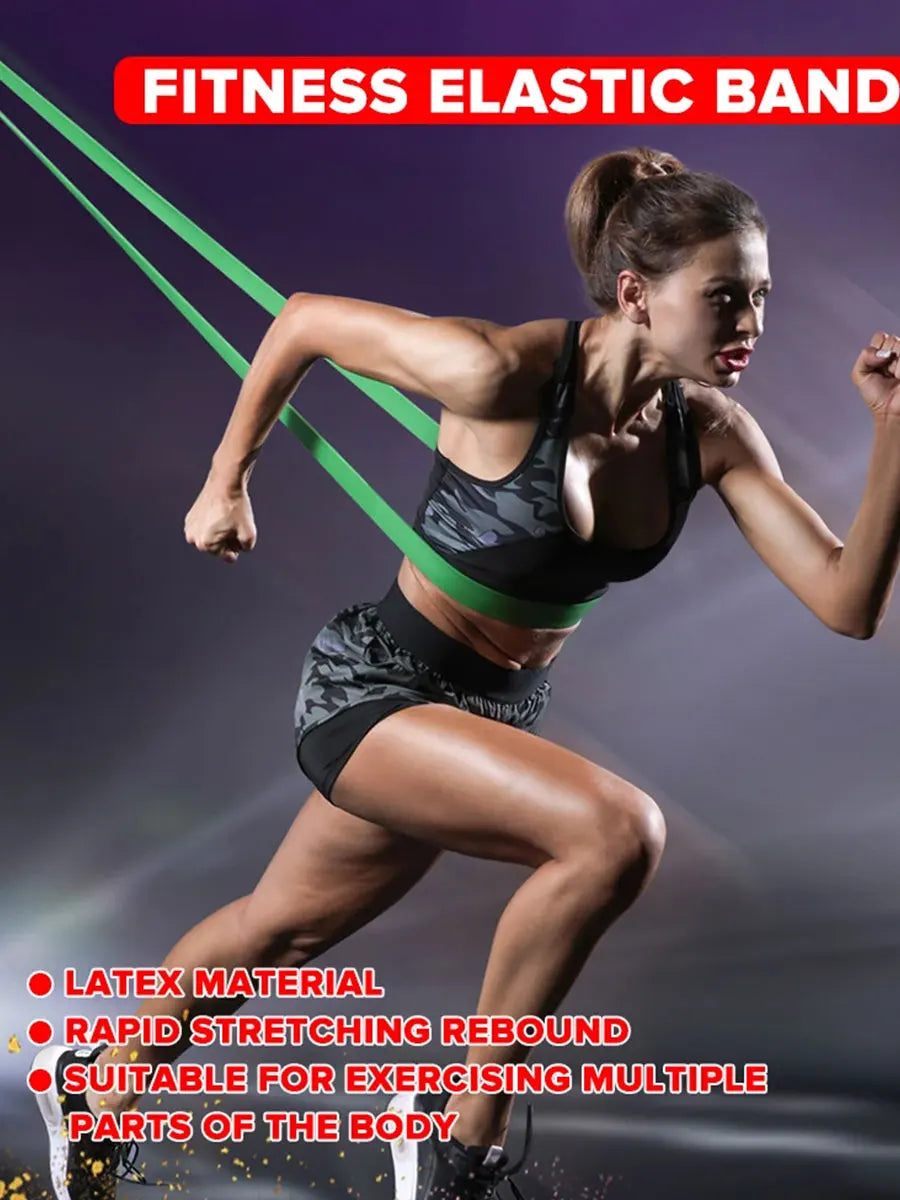 Adjustable Resistance Bands Set - Home Gym Strength Training Bands