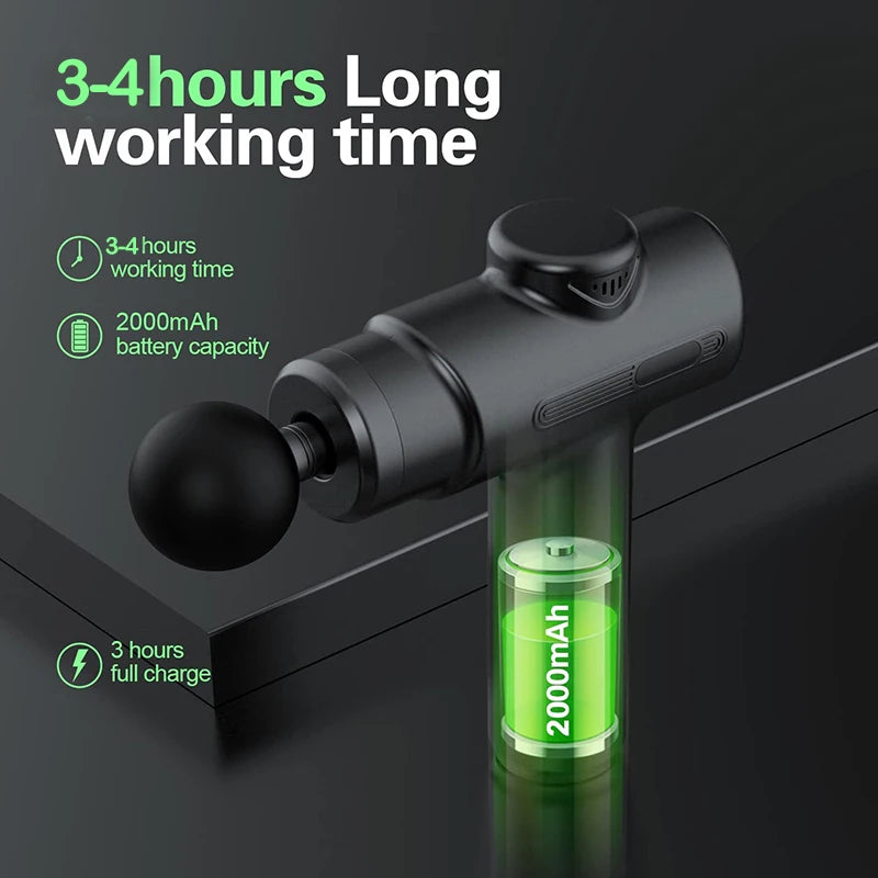 Deep Tissue Massage Gun Muscle Recovery & Relaxation