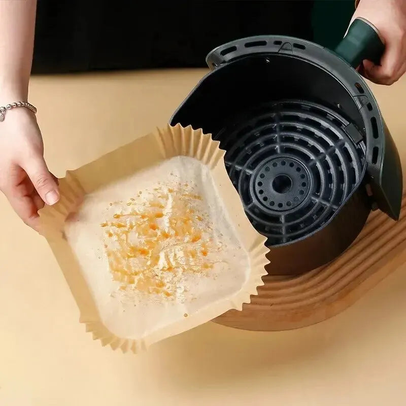 50Pcs Air Fryer Disposable Paper Liners