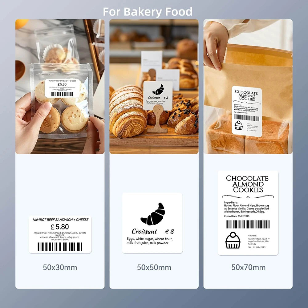 NIIMBOT B1 Portable Bluetooth Label Printer- Wireless Thermal Sticker Printer