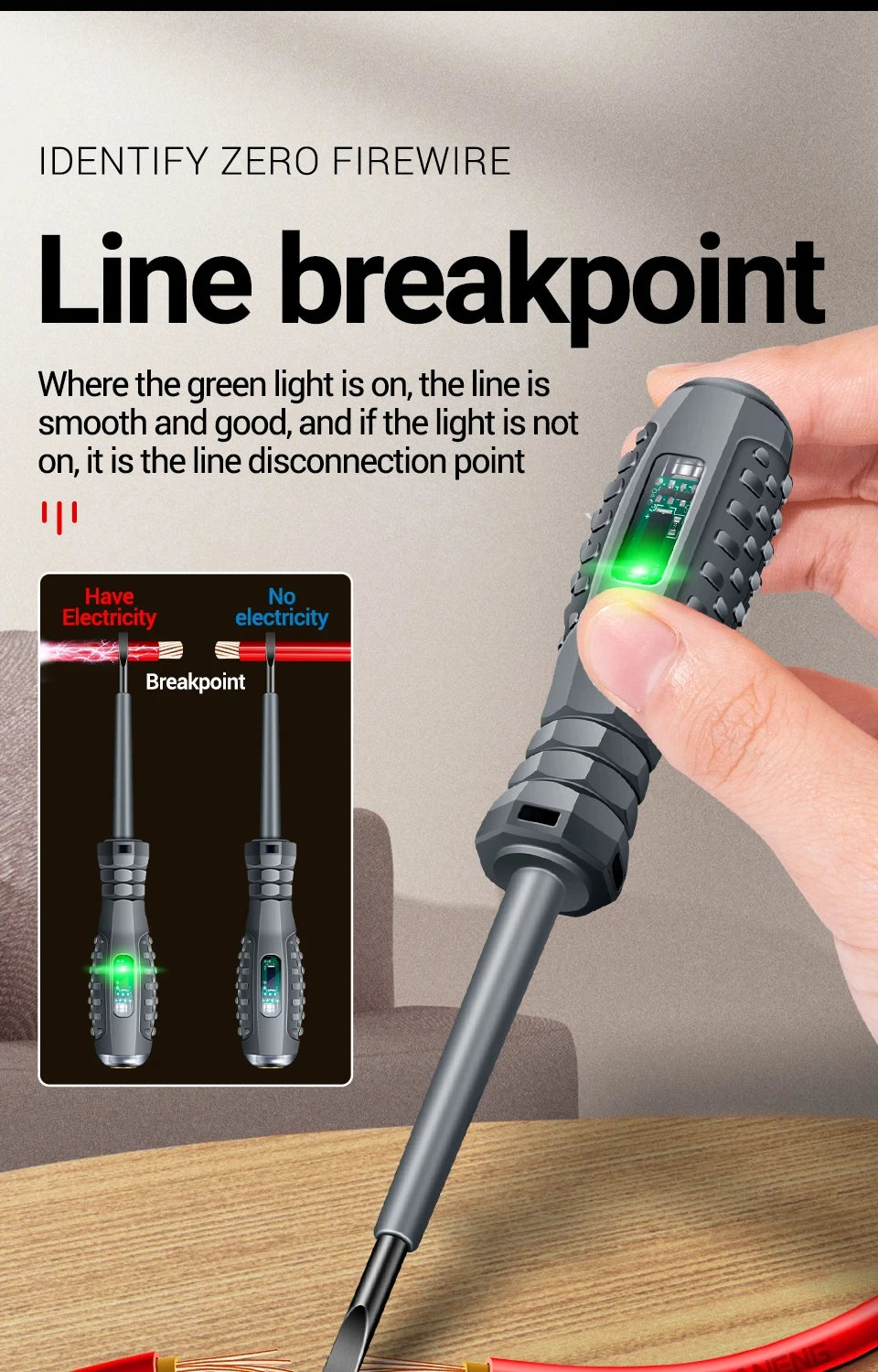 Electric Voltage Tester Screwdriver