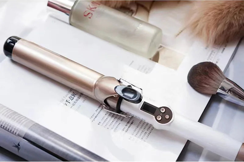 Professional Hair Curling Wand - Adjustable Temperature Curling Iron