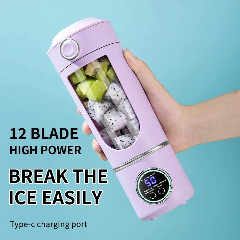 Kitchen Lab™ Pro Smoothie Blender – Rechargeable & Self-Cleaning